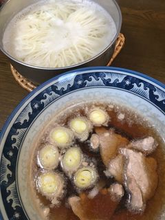 超簡単 豚肉のつけうどん-レシピのメイン写真