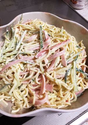 余ったパスタでマヨサラダ-レシピのメイン写真