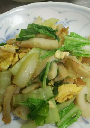 ちくわと白菜と玉子を炒めたん-レシピのメイン写真