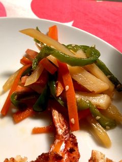 レンジでじゃがいもとピーマンのきんぴら-レシピのメイン写真