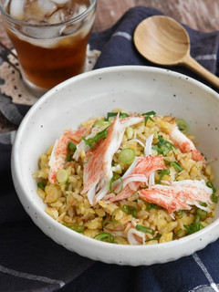 カニかまたっぷり中華風炒飯-レシピのメイン写真