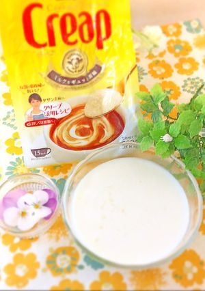 クリープ・マリームでお料理用生クリーム-レシピのメイン写真