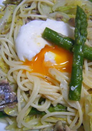 春野菜とオイルサーディンのパスタ-レシピのメイン写真