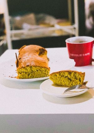 簡単!抹茶・パウンド風ケーキ♪-レシピのメイン写真
