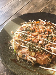 発芽酵素玄米de簡単海鮮お好み焼き-レシピのメイン写真