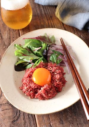 はやうま☆つまみ！コンビーフユッケ-レシピのメイン写真