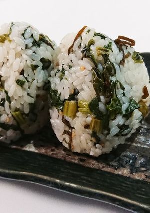 大根葉おにぎり-レシピのメイン写真