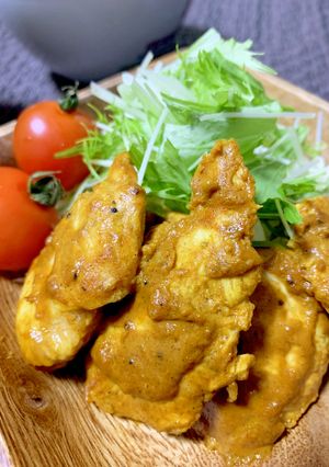 鶏むね肉でしっとり☆タンドリーチキン-レシピのメイン写真