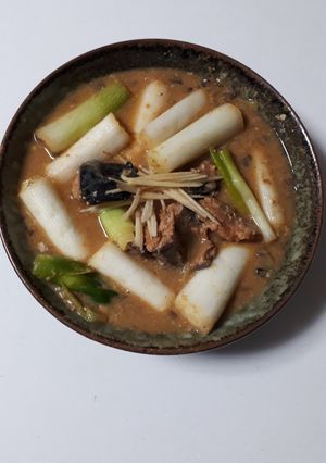 ネギが主役のサバ缶の味噌煮-レシピのメイン写真
