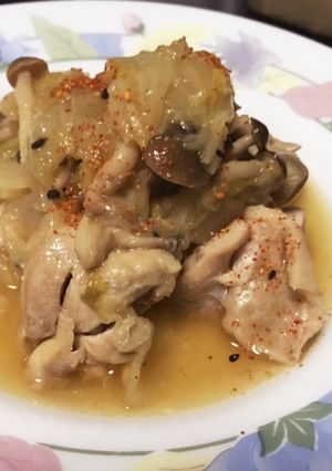 【炊飯器のみ】白菜と鶏モモのうま煮-レシピのメイン写真