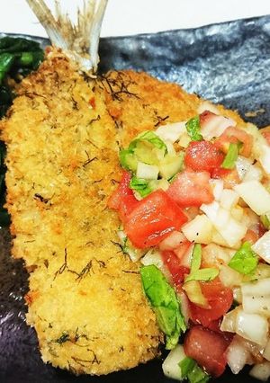 さくっと‼‼アジのハーブパン粉焼き☆-レシピのメイン写真
