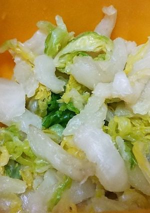 超々簡単。揉むだけ漬物白菜-レシピのメイン写真