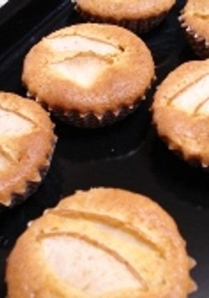 ホットケーキＭＩＸでリンゴのプチケーキ-レシピのメイン写真