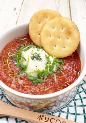 混ぜるだけ『ツナトマトのクスクス』-レシピのメイン写真