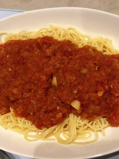 アラビアータ風トマトパスタ-レシピのメイン写真