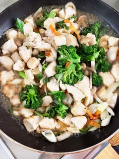 鶏胸肉ブロッコリーの甘辛炒め-レシピのメイン写真