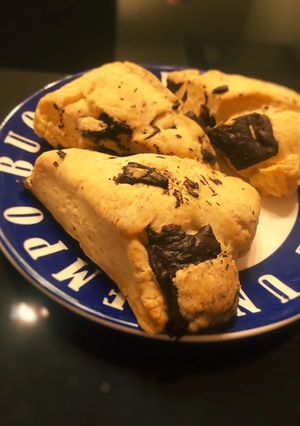 液体甘味料で作るチョコチャンクスコーン-レシピのメイン写真
