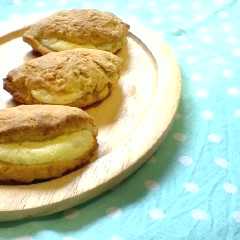 รูปของ チーズクリーム＊サンドスコーン