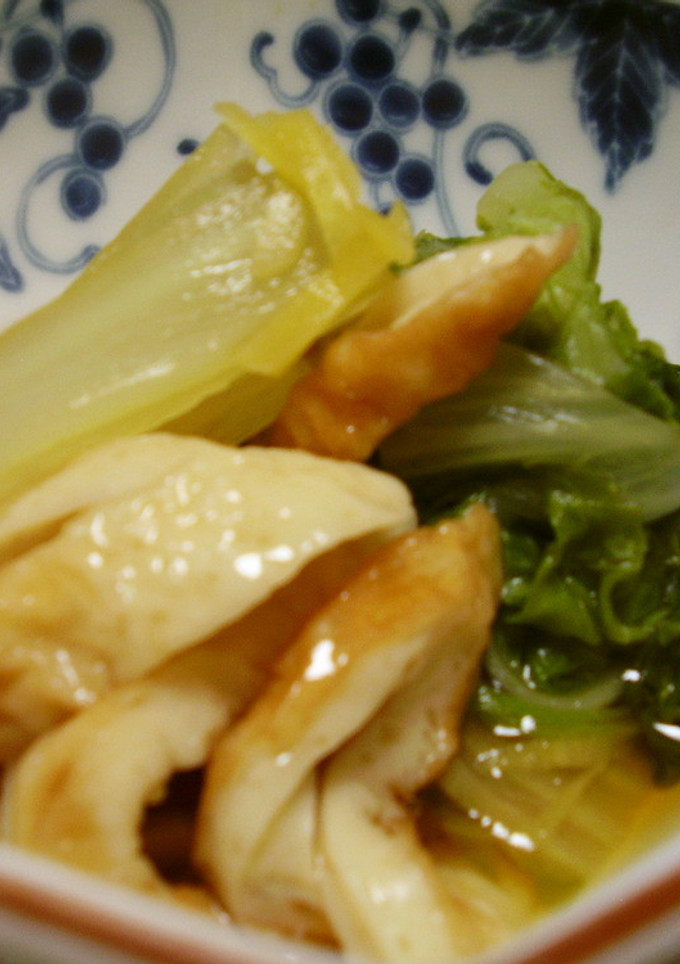 簡単　白菜とちくわの煮びたし-レシピのメイン写真