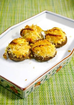 簡単！揚げない☆椎茸クリームチーズフライ-レシピのメイン写真