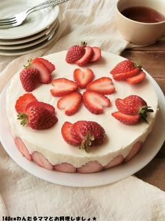 合格おめでとう♪レアチーズケーキ-レシピのメイン写真