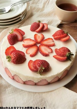 合格おめでとう♪レアチーズケーキ-レシピのメイン写真