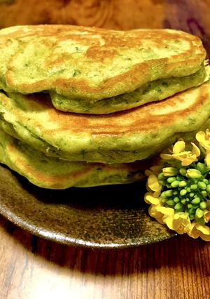 簡単よもぎのパンケーキ-レシピのメイン写真
