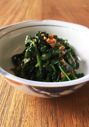 ほうれん草のアーモンドバター和え-レシピのメイン写真