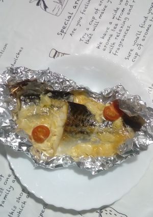 鯖のミソマヨ焼き。-レシピのメイン写真