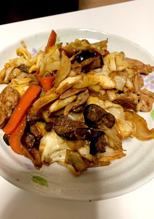 豚肉とキャベツの味噌炒め。-レシピのメイン写真