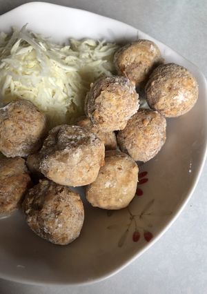 業務スーパー冷凍肉だんごで唐揚げ肉だんご-レシピのメイン写真