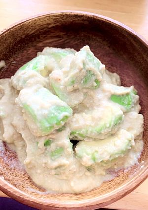 アボカドのごま味噌豆腐和え-レシピのメイン写真