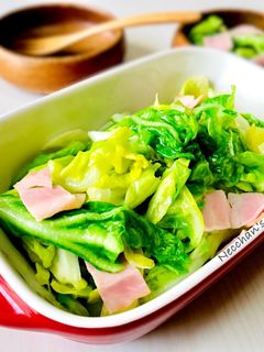 レンジで簡単!春キャベツの塩バター蒸し-レシピのメイン写真