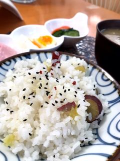 京都の。さつまいものほっこり炊き込みご飯-レシピのメイン写真