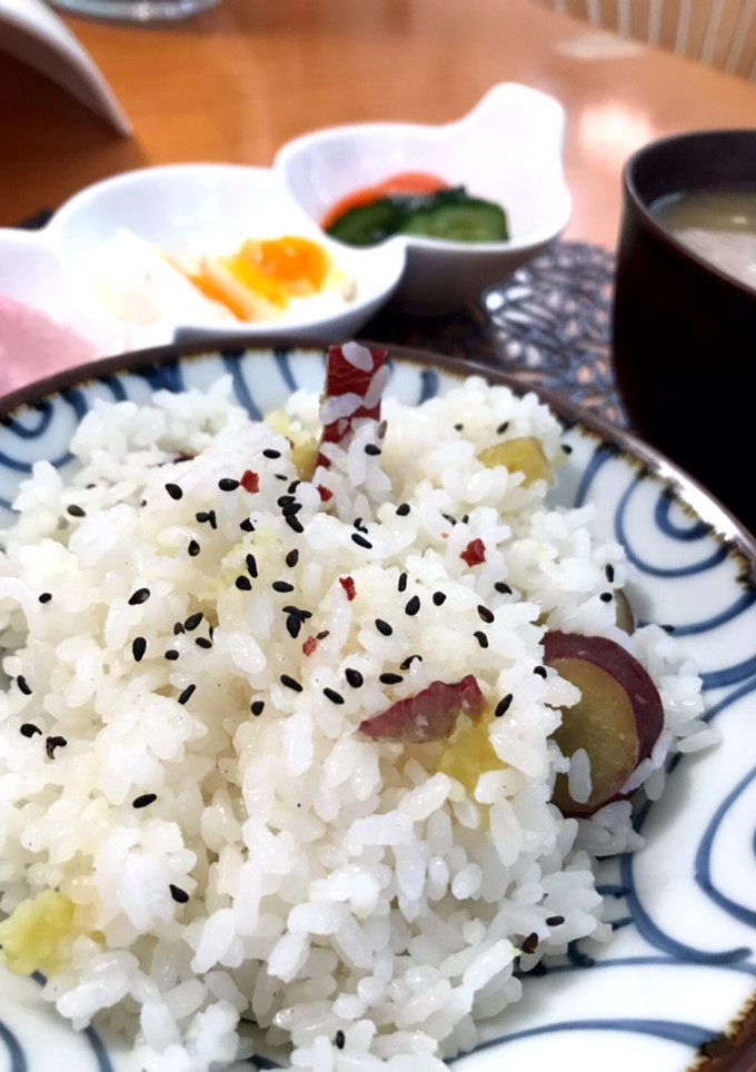 京都の。さつまいものほっこり炊き込みご飯-レシピのメイン写真