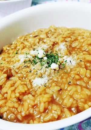 すき焼きのあまりで☆和風チーズリゾット☆-レシピのメイン写真