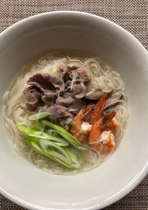 そうめんのフォー風温麺-レシピのメイン写真