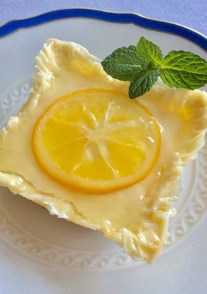 しみ込むWHTチョコ揚のブランマンジェ-レシピのメイン写真