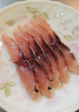 釣ったイナダで 生ハム-レシピのメイン写真