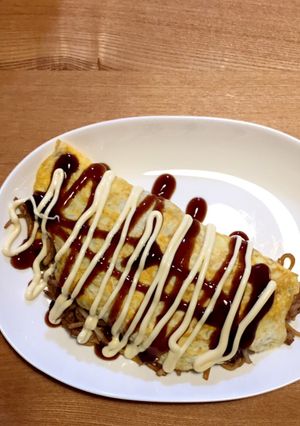 焼きそばリメイク！ボリューム満点とん平焼-レシピのメイン写真