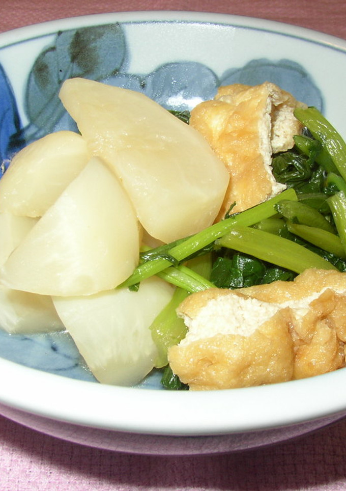 かぶと油揚げのあっさり煮-レシピのメイン写真
