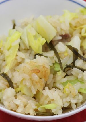 キャベツの炊き込みご飯-レシピのメイン写真