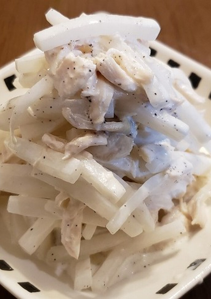 大根と鶏むね肉のマヨサラダ-レシピのメイン写真