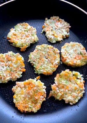 【離乳食】お好み焼き※卵なし-レシピのメイン写真