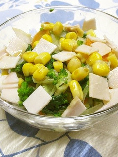 給食☆菜の花サラダ-レシピのメイン写真