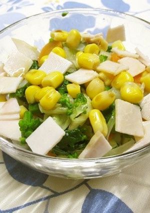 給食☆菜の花サラダ-レシピのメイン写真