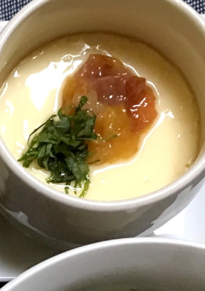 南高梅の冷製茶碗蒸し^^*-レシピのメイン写真