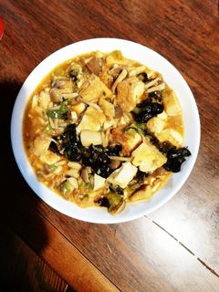 茸とキクラゲ入りの厚揚げ麻婆★☆-レシピのメイン写真