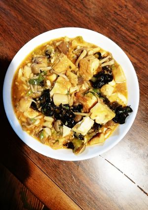 茸とキクラゲ入りの厚揚げ麻婆★☆-レシピのメイン写真