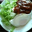 おから入りハンバーグで和風?ロコモコ丼